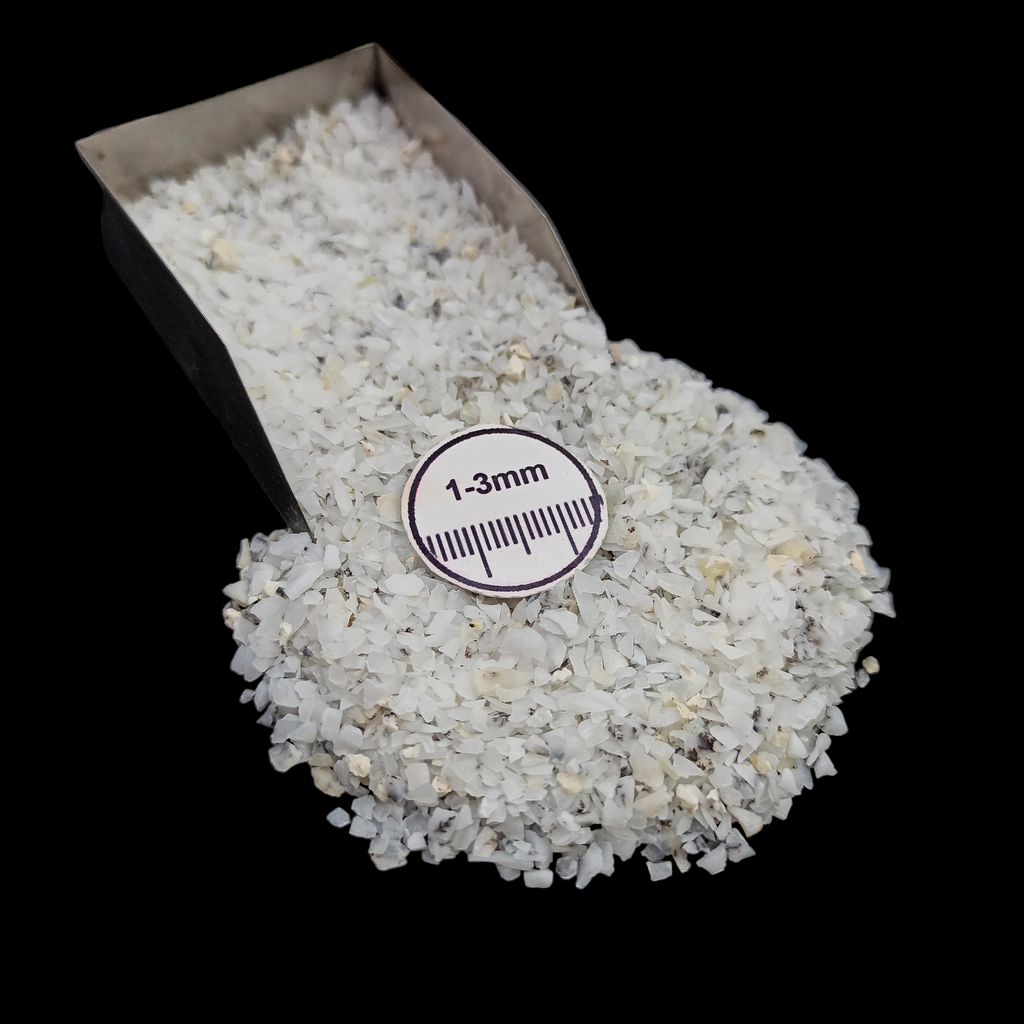 Natural Dendrite Opal 1-3mm Crushed Stone by GRADELYGEMS for Resin Work, Inlay & Decorative Creations