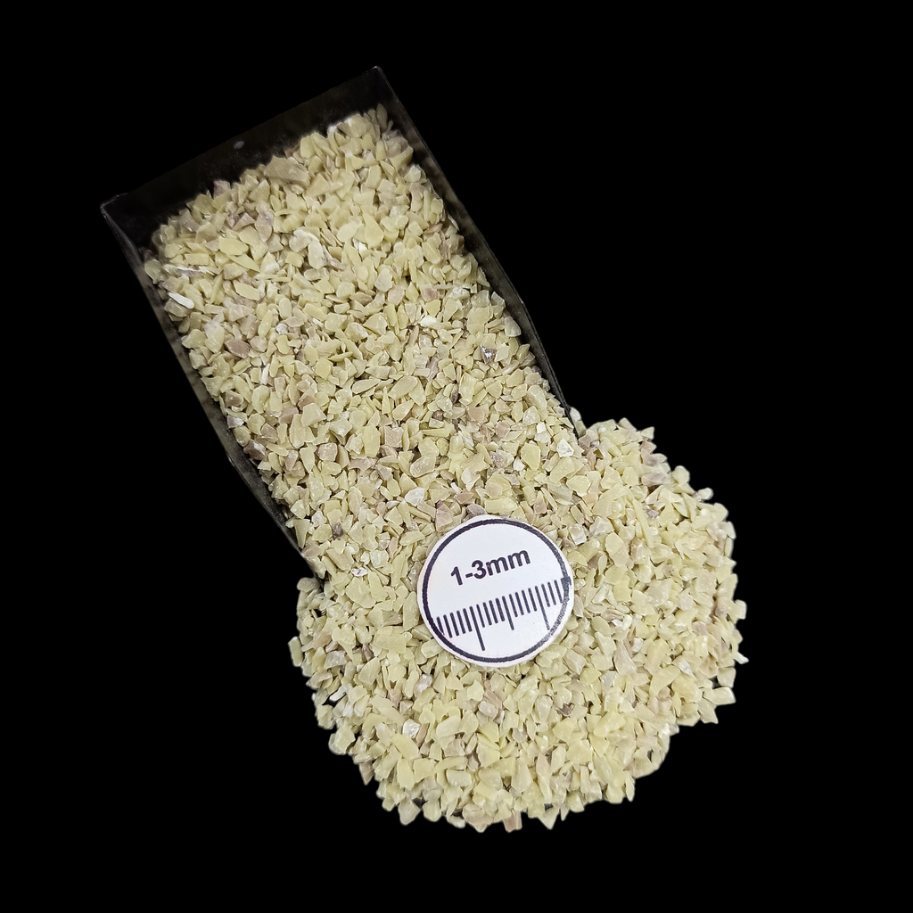 Natural Serpentine 1-3mm Crushed Stone by GRADELYGEMS for Resin Work, Inlay & Decorative Creations