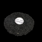 GRADELYGEMS Shungite Gemstone Crushed 0.5-1mm for Ring Inlay, Jewelry Making, Resin Art & Fine Detail Work