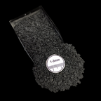 Natural Shungite Loose Stone 1-3mm by GRADELYGEMS for Resin Art, Jewelry Design & Premium Decor