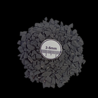 GRADELYGEMS Shungite Bold Crushed Stone 3-5mm for Vase Fillers, Jewelry Design, Resin Art & Decor