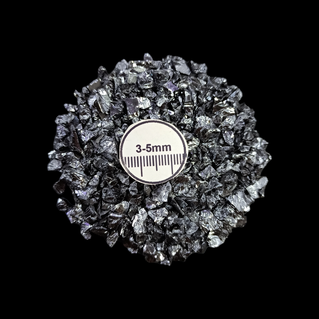 GRADELYGEMS Siliconite Decorative Crushed Gemstone 3-5mm for Jewelry, Resin Work & Statement Decor