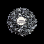 GRADELYGEMS Siliconite Decorative Crushed Gemstone 3-5mm for Jewelry, Resin Work & Statement Decor