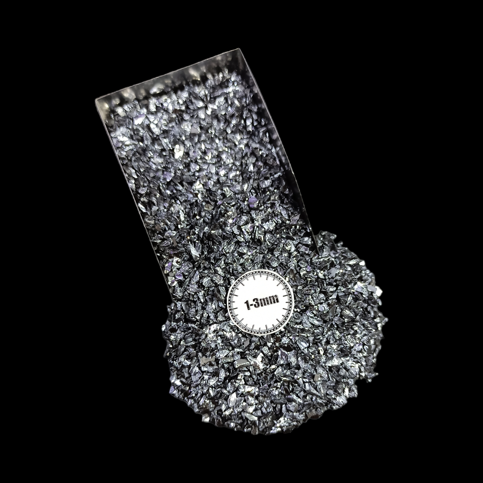Natural Siliconite 1-3mm Crushed Stone by GRADELYGEMS for Resin Work, Inlay & Decorative Creations