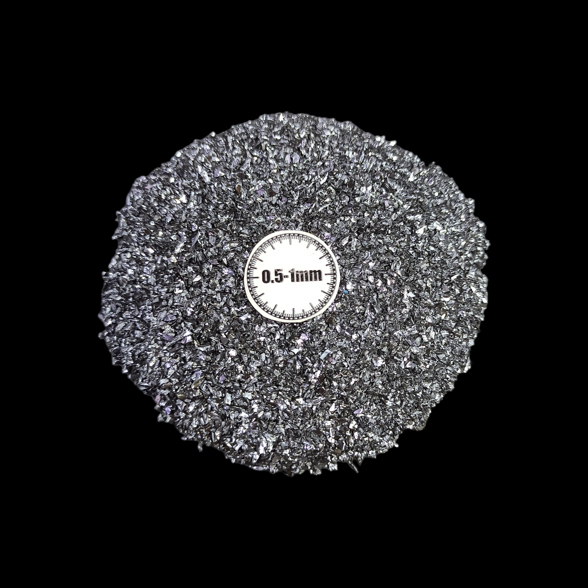GRADELYGEMS Premium Siliconite 0.5-1mm Crushed Gemstone for Jewelry Inlay, Resin Art & Handmade Decor