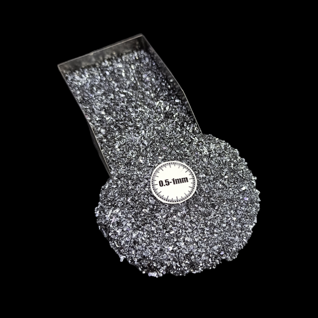 GRADELYGEMS Premium Siliconite 0.5-1mm Crushed Gemstone for Jewelry Inlay, Resin Art & Handmade Decor