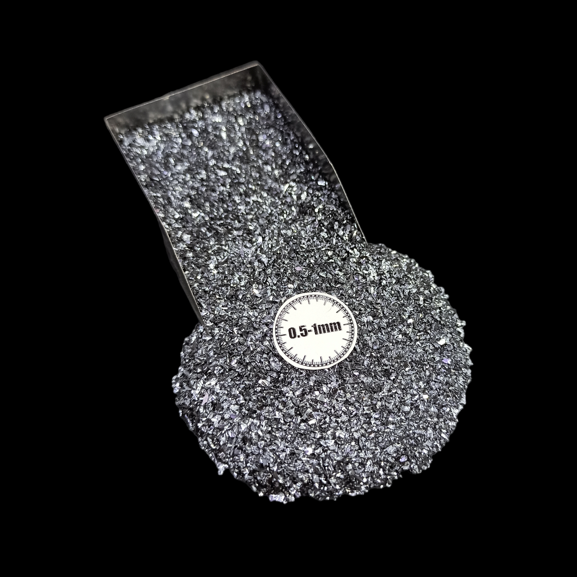 GRADELYGEMS Premium Siliconite 0.5-1mm Crushed Gemstone for Jewelry Inlay, Resin Art & Handmade Decor
