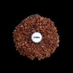 GRADELYGEMS Hessonite Garnet Decorative Crushed Gemstone 3-5mm for Jewelry, Resin Work & Statement Decor
