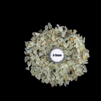 GRADELYGEMS Prehnite Decorative Crushed Gemstone 3-5mm for Jewelry, Resin Work & Statement Decor