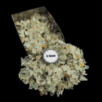 GRADELYGEMS Prehnite Decorative Crushed Gemstone 3-5mm for Jewelry, Resin Work & Statement Decor