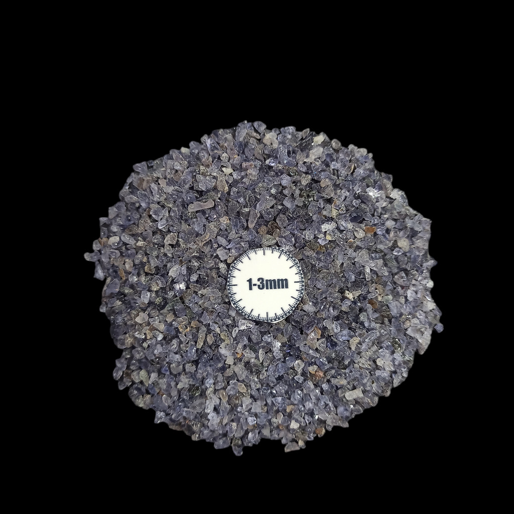 Natural Iolite Loose Stone 1-3mm by GRADELYGEMS for Resin Art, Jewelry Design & Premium Decor