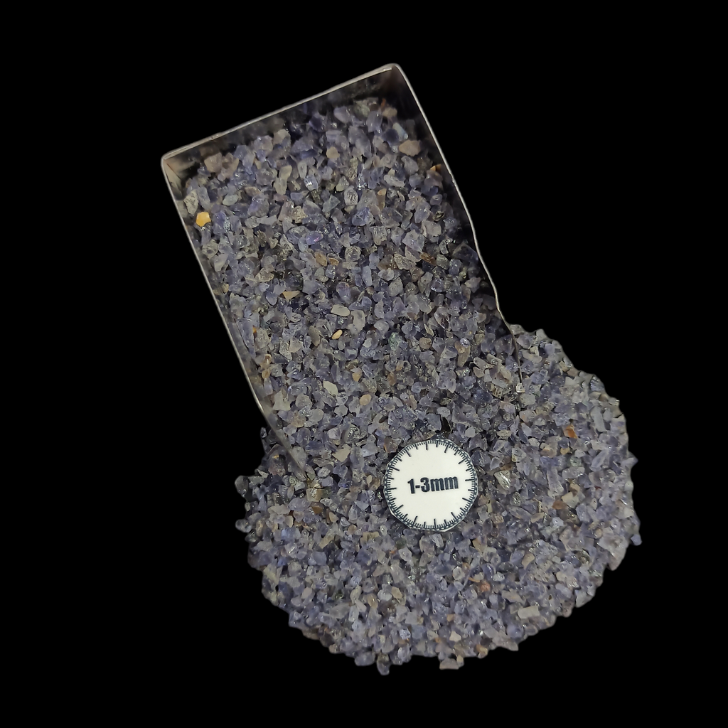 Natural Iolite Loose Stone 1-3mm by GRADELYGEMS for Resin Art, Jewelry Design & Premium Decor