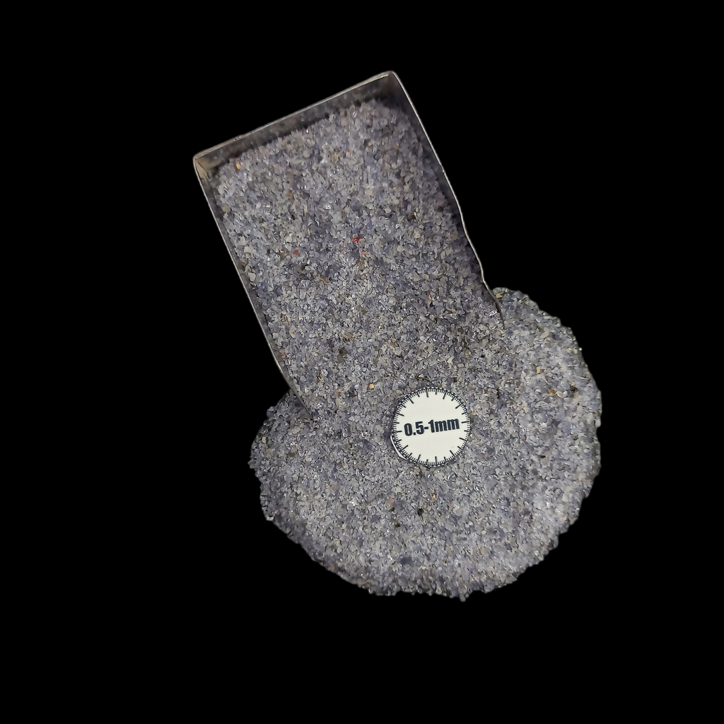 GRADELYGEMS Natural Iolite Gemstone Crushed 0.5-1mm for Ring Inlay, Jewelry Making, Resin Art & Fine Detail Work