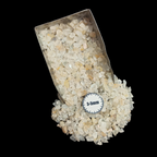 GRADELYGEMS White Topaz Bold Crushed Stone 3-5mm for Vase Fillers, Jewelry Design, Resin Art & Decor