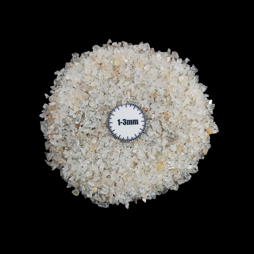 Natural White Topaz Loose Stone 1-3mm by GRADELYGEMS for Resin Art, Jewelry Design & Premium Decor