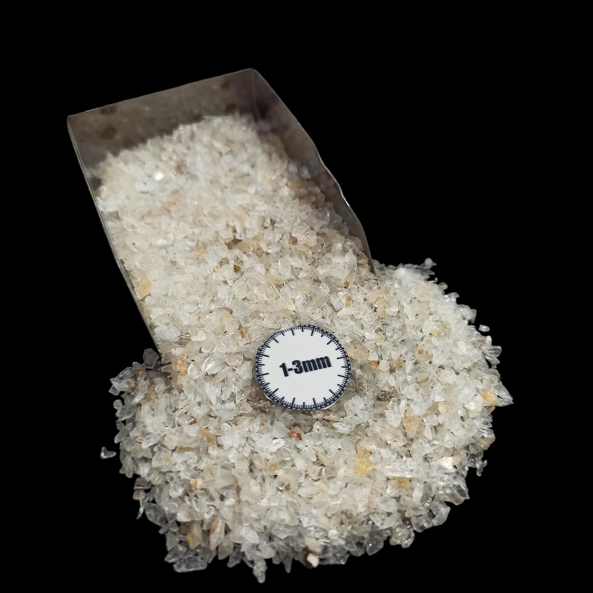 Natural White Topaz Loose Stone 1-3mm by GRADELYGEMS for Resin Art, Jewelry Design & Premium Decor