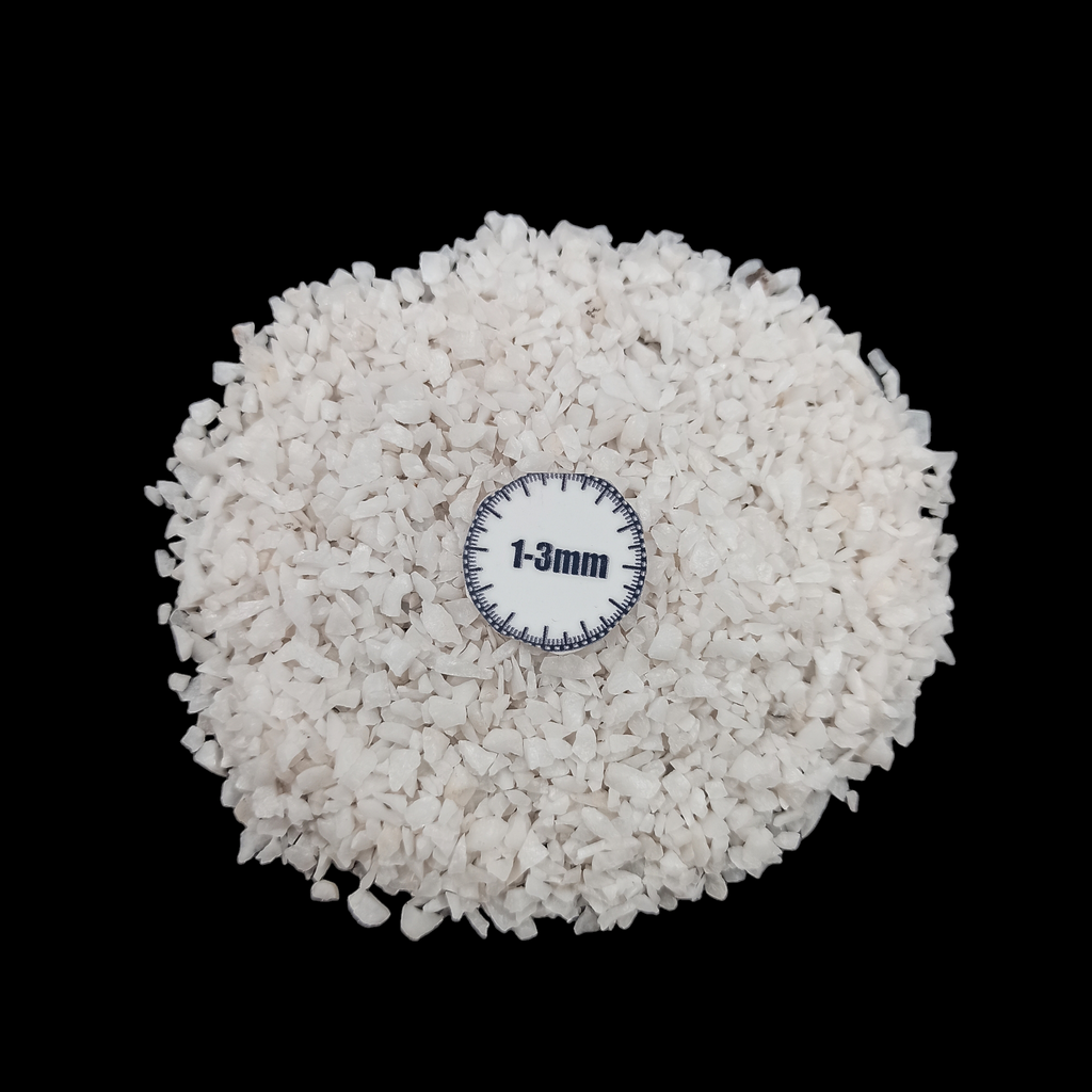 Natural White King Loose Stone 1-3mm by GRADELYGEMS for Resin Art, Jewelry Design & Premium Decor