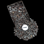 GRADELYGEMS Hematite Bold Crushed Stone 3-5mm for Vase Fillers, Jewelry Design, Resin Art & Decor
