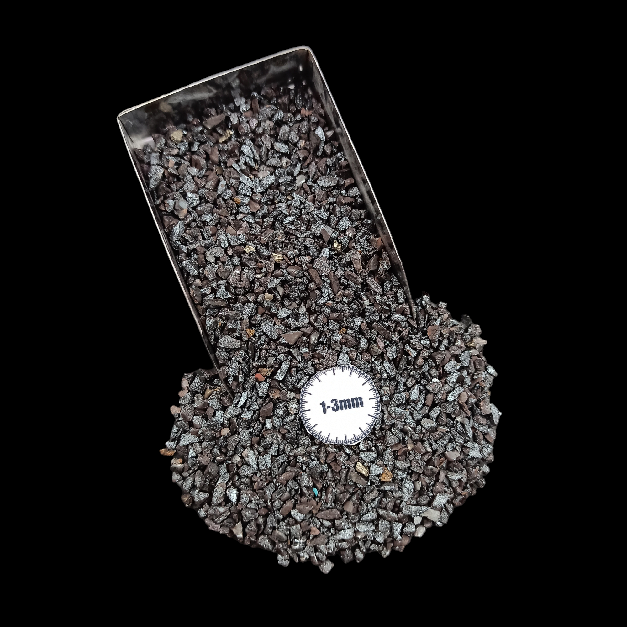 Natural Hematite Loose Stone 1-3mm by GRADELYGEMS for Resin Art, Jewelry Design & Premium Decor