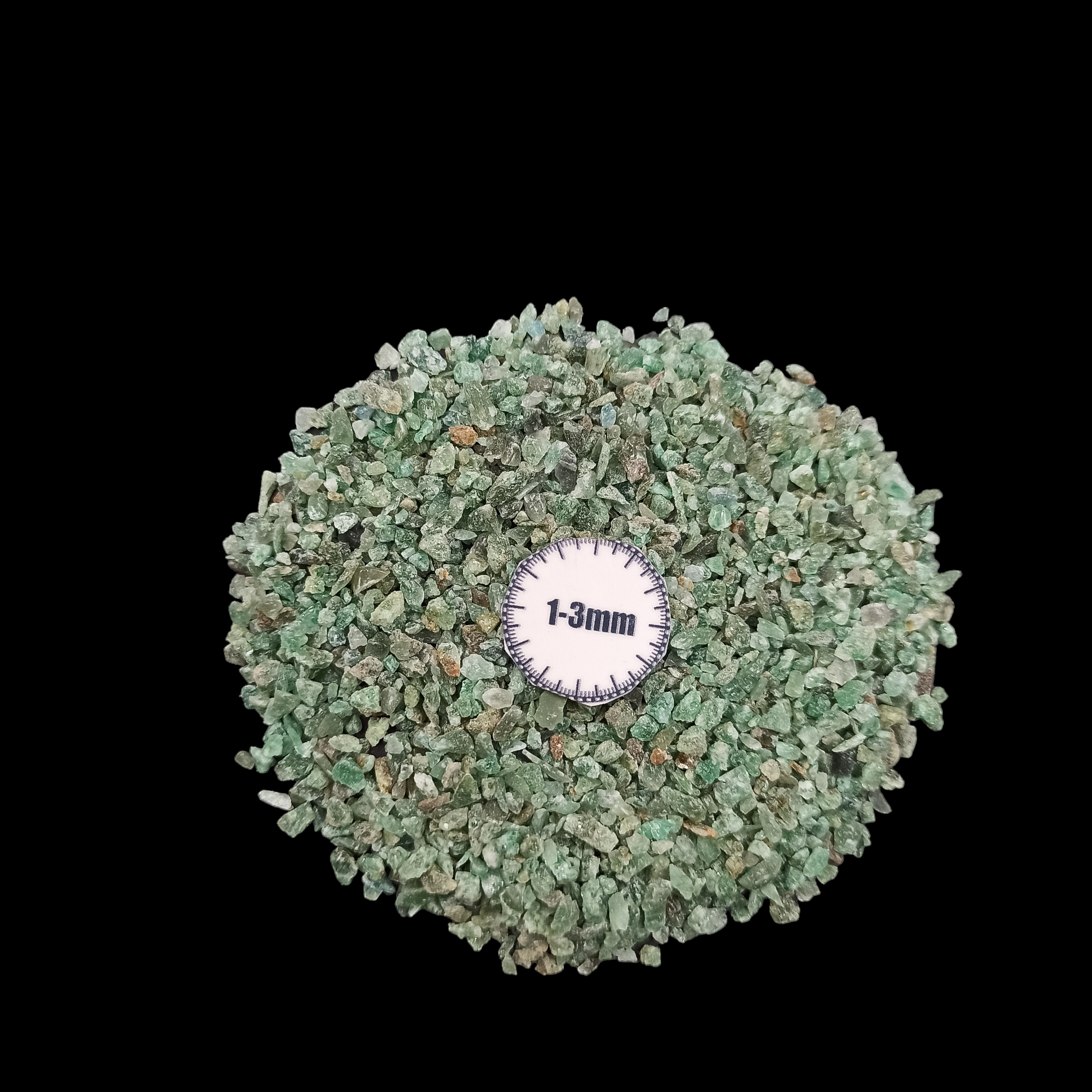 Natural Green Jade Loose Stone 1-3mm by GRADELYGEMS for Resin Art, Jewelry Design & Premium Decor