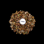 GRADELYGEMS Fruit Jasper Decorative Crushed Gemstone 3-5mm for Jewelry, Resin Work & Statement Decor