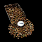 GRADELYGEMS Fruit Jasper Decorative Crushed Gemstone 3-5mm for Jewelry, Resin Work & Statement Decor