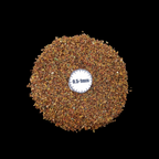 GRADELYGEMS Premium Fruit Jasper 0.5-1mm Crushed Gemstone for Jewelry Inlay, Resin Art & Handmade Decor