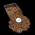 Natural Fruit Jasper 1-3mm Crushed Stone by GRADELYGEMS for Resin Work, Inlay & Decorative Creations