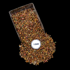 Natural Fruit Jasper 1-3mm Crushed Stone by GRADELYGEMS for Resin Work, Inlay & Decorative Creations