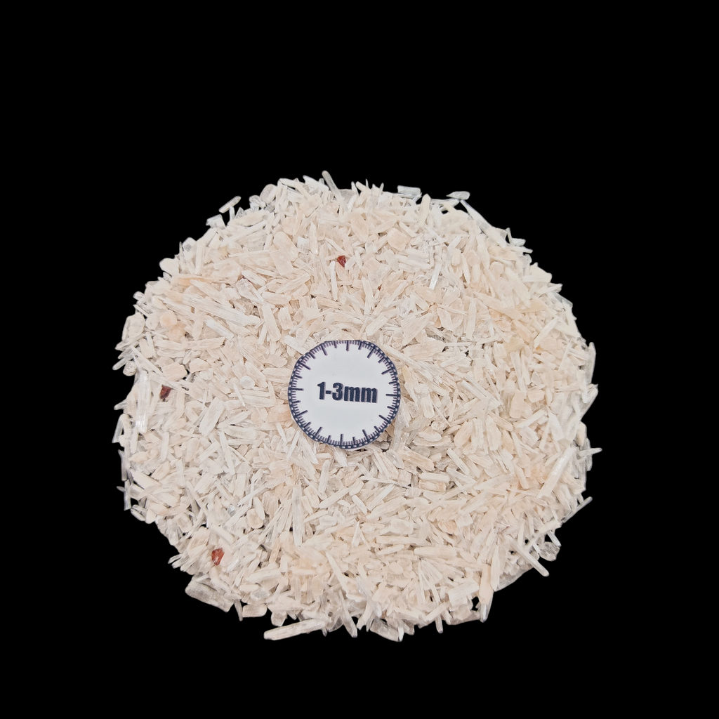 Natural Orange Selenite 1-3mm Crushed Stone by GRADELYGEMS for Resin Work, Inlay & Decorative Creations