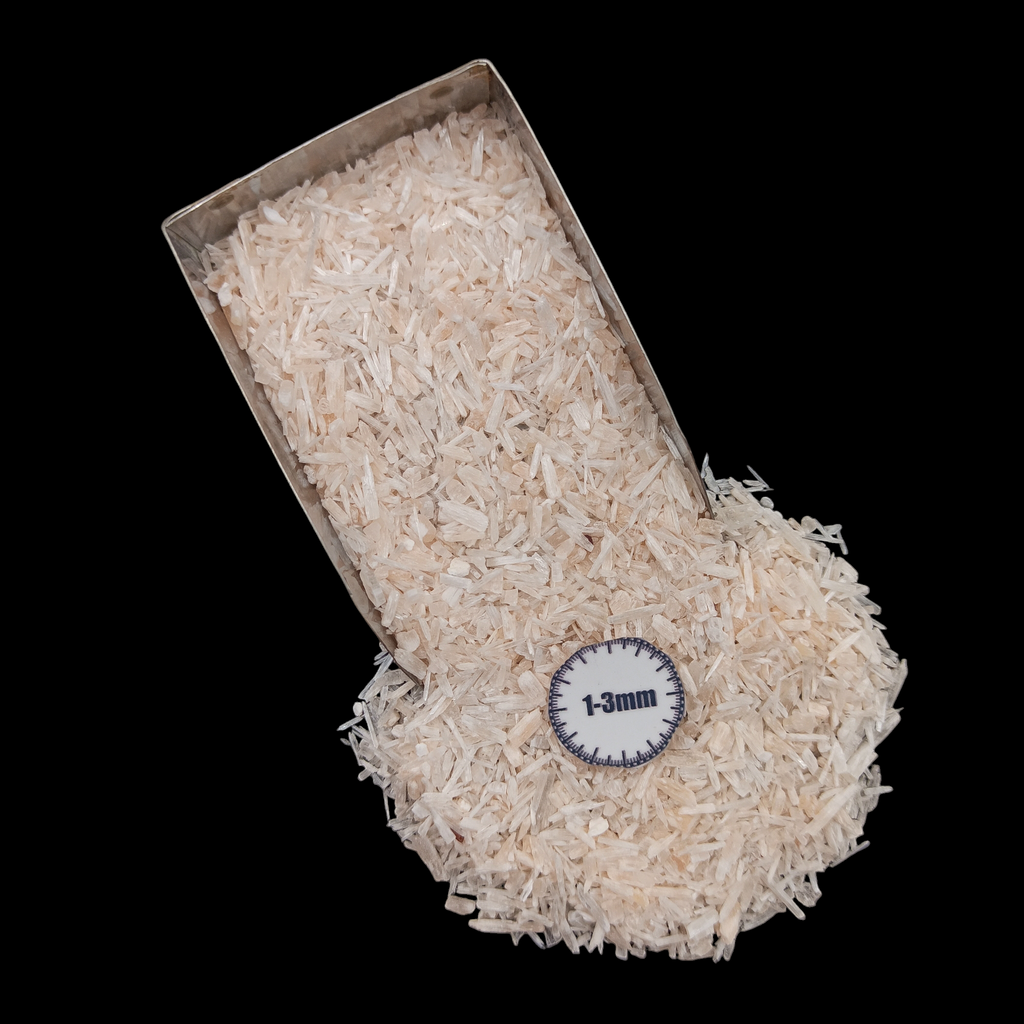 Natural Orange Selenite 1-3mm Crushed Stone by GRADELYGEMS for Resin Work, Inlay & Decorative Creations