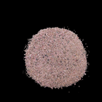 GRADELYGEMS Rhodonite Gemstone Crushed 0.5-1mm for Ring Inlay, Jewelry Making, Resin Art & Fine Detail Work