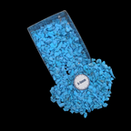 GRADELYGEMS New Natural Turquoise Bold Crushed Stone 3-5mm for Vase Fillers, Jewelry Design, Resin Art & Decor