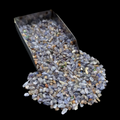GRADELYGEMS Tanzanite Decorative Crushed Gemstone 3-5mm for Jewelry, Resin Work & Statement Decor