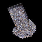 GRADELYGEMS Tanzanite Decorative Crushed Gemstone 3-5mm for Jewelry, Resin Work & Statement Decor
