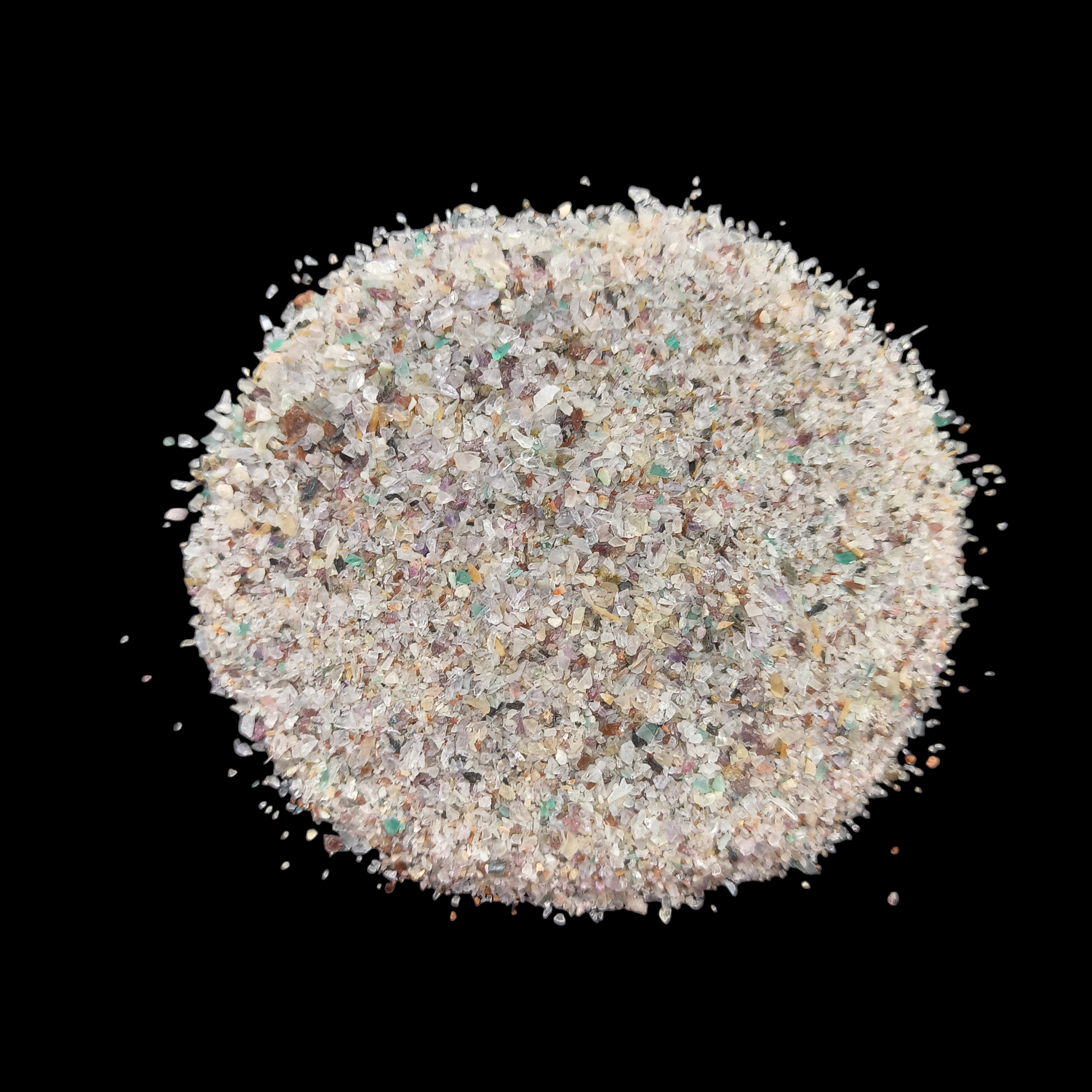 GRADELYGEMS Premium Multi Natural Stones 0.5-1mm Crushed Gemstone for Jewelry Inlay, Resin Art & Handmade Decor