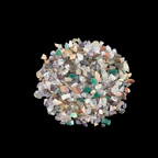 GRADELYGEMS Multi Natural Stones Decorative Crushed Gemstone 3-5mm for Jewelry, Resin Work & Statement Decor