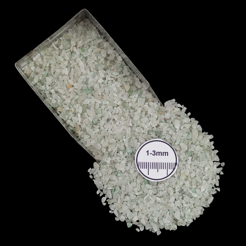 Natural Green Aventurine Loose Stone 1-3mm by GRADELYGEMS for Resin Art, Jewelry Design & Premium Decor