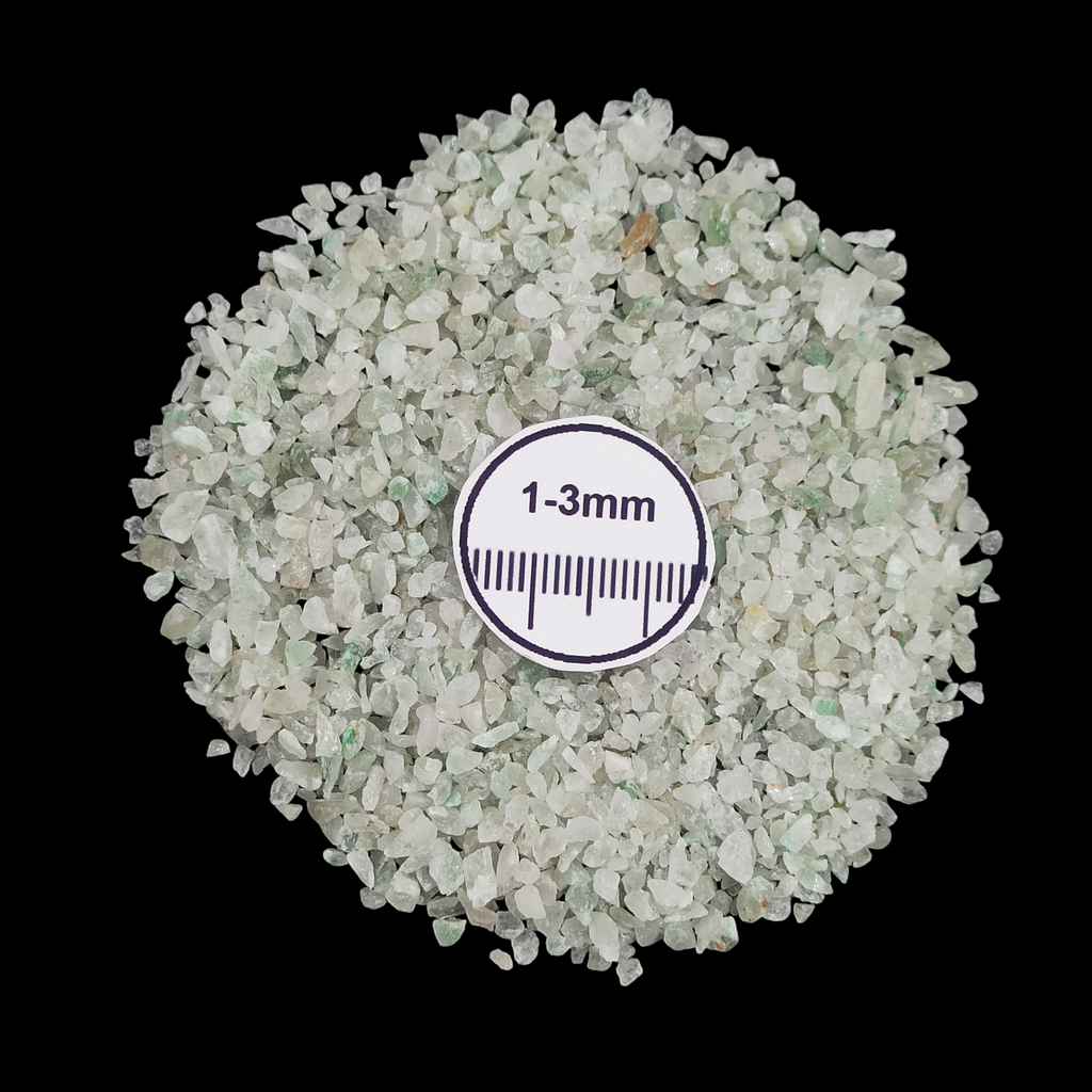 Natural Green Aventurine Loose Stone 1-3mm by GRADELYGEMS for Resin Art, Jewelry Design & Premium Decor