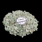 GRADELYGEMS Green Aventurine Bold Crushed Stone 3-5mm for Vase Fillers, Jewelry Design, Resin Art & Decor