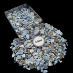 GRADELYGEMS Blue Opal Decorative Crushed Gemstone 3-5mm for Jewelry, Resin Work & Statement Decor