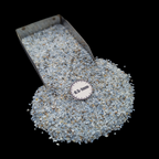 GRADELYGEMS Premium Blue Opal 0.5-1mm Crushed Gemstone for Jewelry Inlay, Resin Art & Handmade Decor