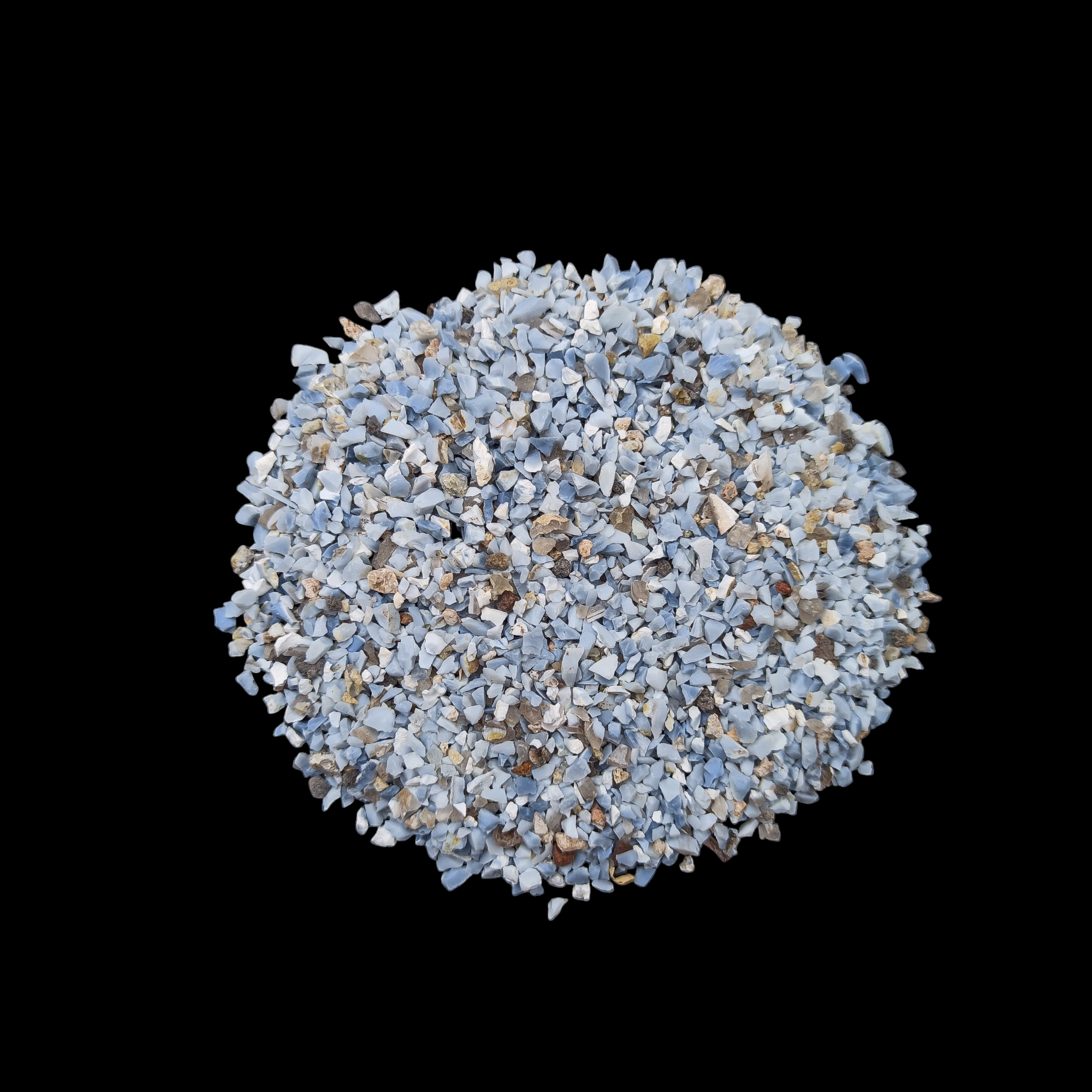 Natural Blue Opal 1-3mm Crushed Stone by GRADELYGEMS for Resin Work, Inlay & Decorative Creations