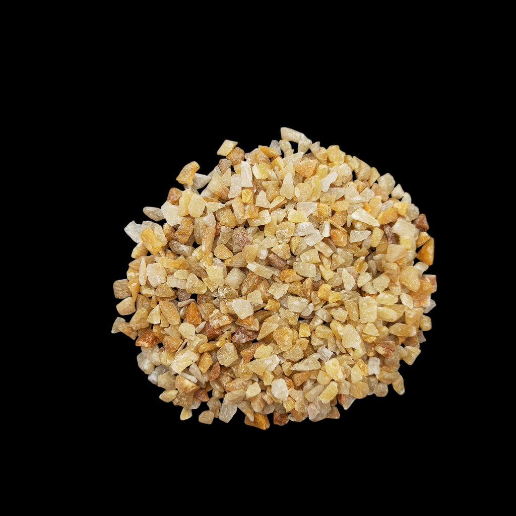 GRADELYGEMS Yellow Gold Bold Crushed Stone 3-5mm for Vase Fillers, Jewelry Design, Resin Art & Decor