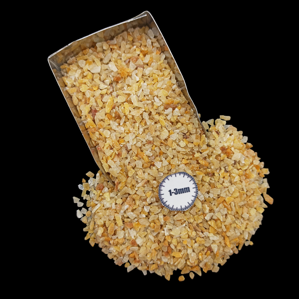 Natural Yellow Gold Loose Stone 1-3mm by GRADELYGEMS for Resin Art, Jewelry Design & Premium Decor
