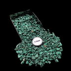 GRADELYGEMS Malachite Decorative Crushed Gemstone 3-5mm for Jewelry, Resin Work & Statement Decor