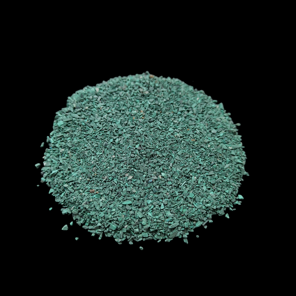GRADELYGEMS Premium Natural Malachite 0.5-1mm Crushed Gemstone for Jewelry Inlay, Resin Art & Handmade Decor