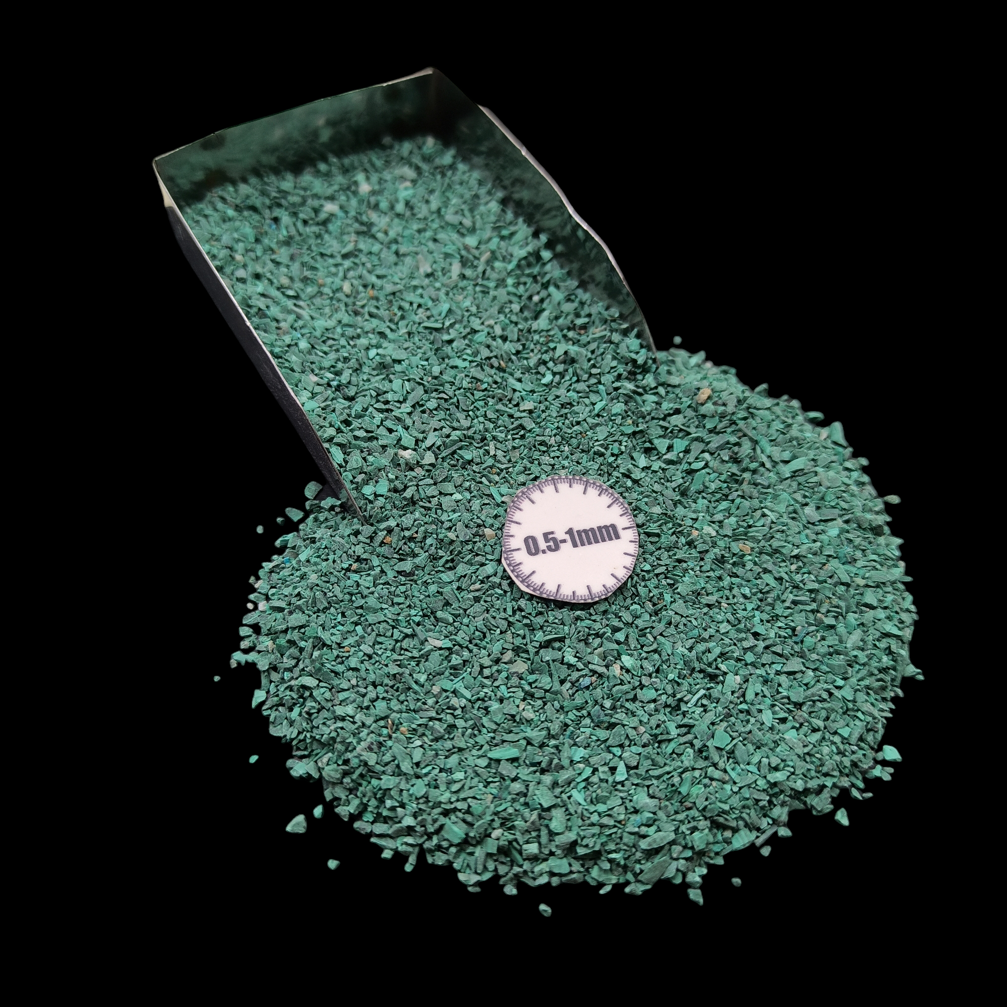 GRADELYGEMS Premium Natural Malachite 0.5-1mm Crushed Gemstone for Jewelry Inlay, Resin Art & Handmade Decor