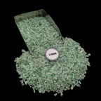 Natural Green Myke 1-3mm Crushed Stone by GRADELYGEMS for Resin Work, Inlay & Decorative Creations