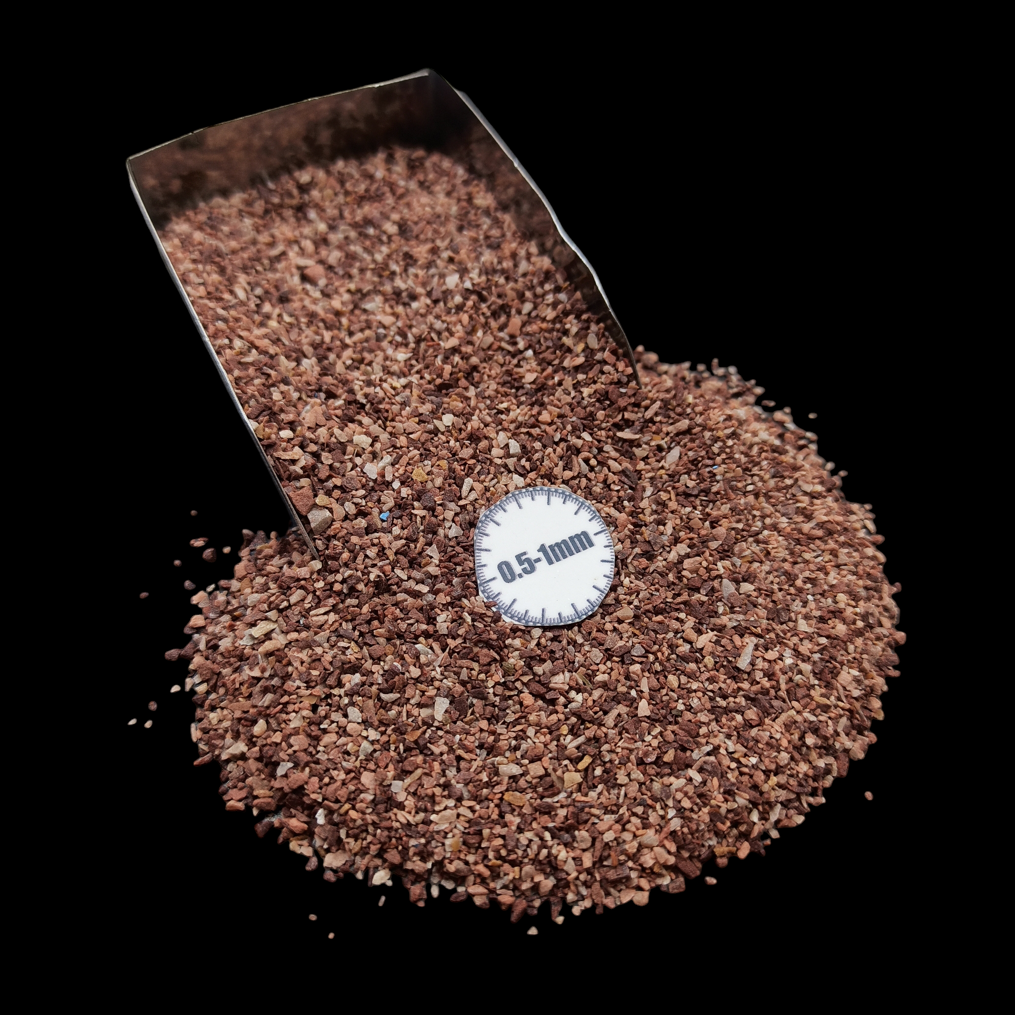 GRADELYGEMS Chocolate Jasper Gemstone Crushed 0.5-1mm for Ring Inlay, Jewelry Making, Resin Art & Fine Detail Work